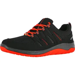 Berufshalbschuhe O2 "MADDOX BLACK-RED LOW" ESD - 36 - Rot