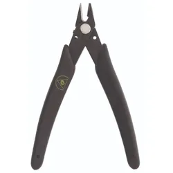 Xuron 170-IIASF Micro-Shear Seitenschneider mit Drahthalter und ESD gerechten Griffen schwarz/schwarz - schwarz/schwarz