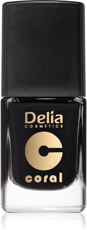 Delia Cosmetics Coral Classic nail polish shade 532 Black Orchid 11 ml
