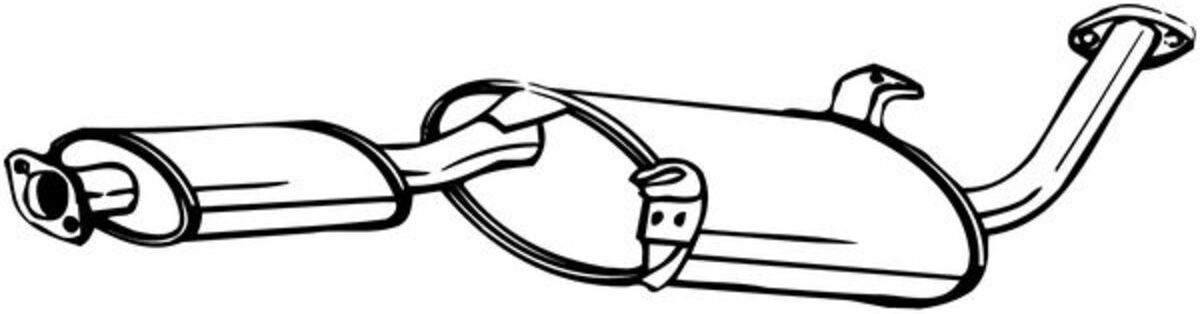 Mittelschalldämpfer BOSAL 145-015