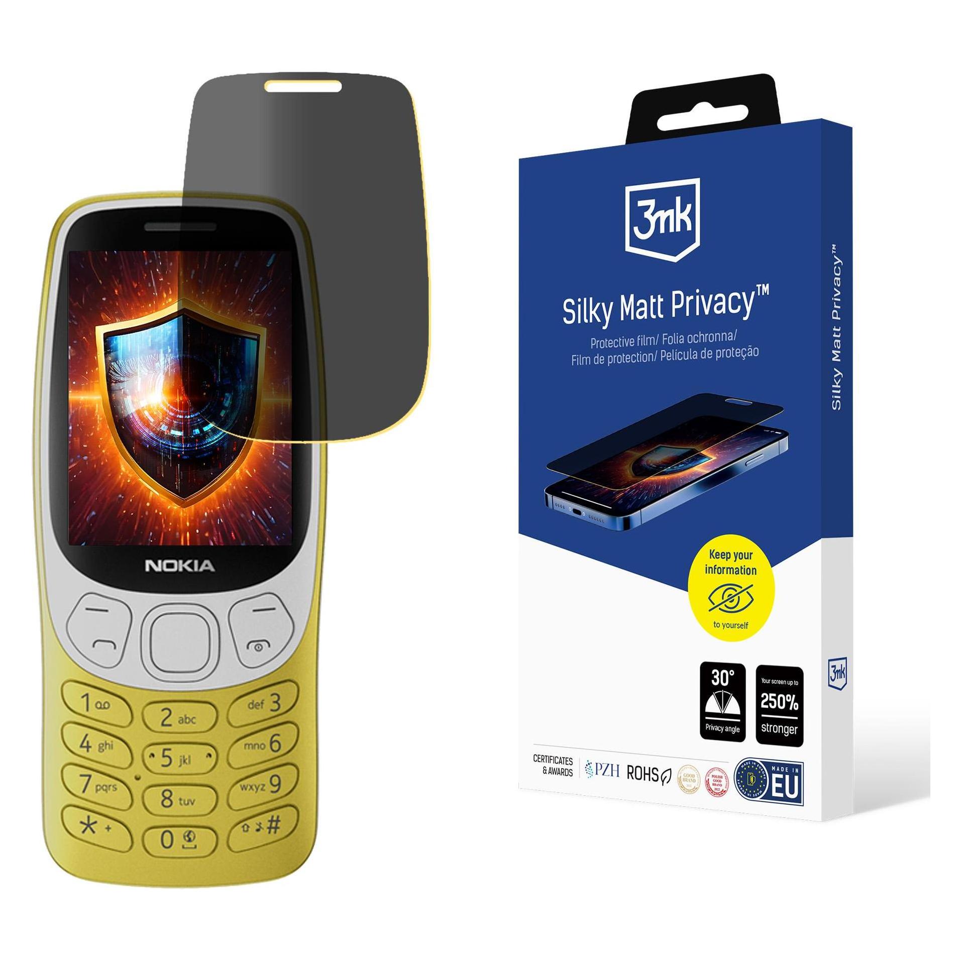 3MK Nokia 3210 4G - Silky Matt Privacy (Display) (W-3SlMatPv-N32104G)