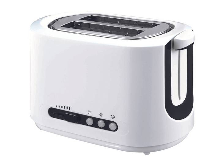 Koenig White Line Toaster Weiss