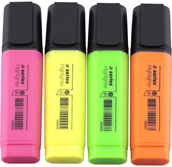 A-Series Highlighter   4 Farver
