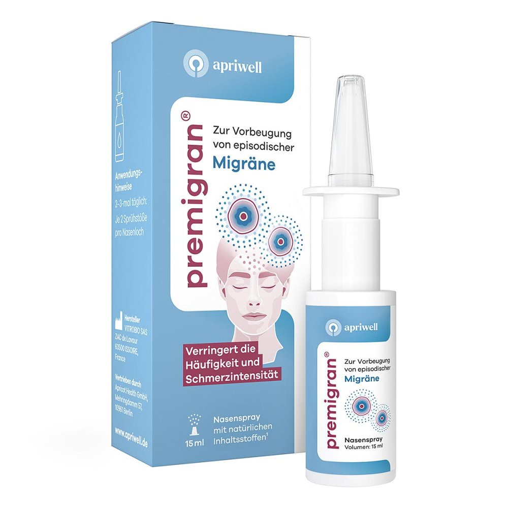 Apricot Health GmbH premigran® zur Prophylaxe von Migräne apriwell 19819866