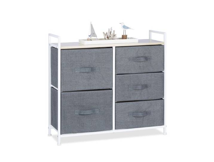 Relaxdays Regalsystem verschiedene Varianten grau
