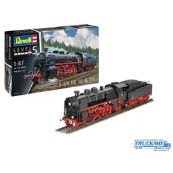 Revell Bayerische Schnellzuglokomotive S 3/6 mit Langlauftender 02168