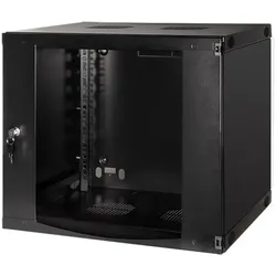 LogiLink 19 Wandgehäuse einteilig 9HE 540X450mm, unmontiert, schwarz