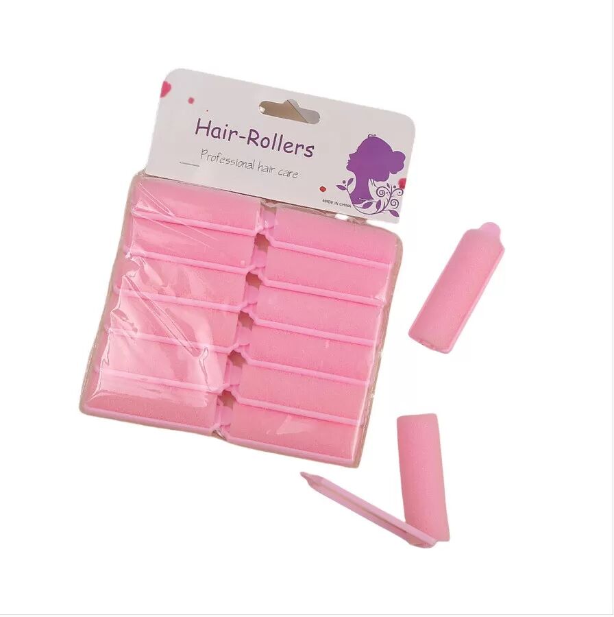 INF 6er-Packung 3,6 cm Schaumstoff-Lockenwickler: Hitzefreie Locken für schonendes Styling