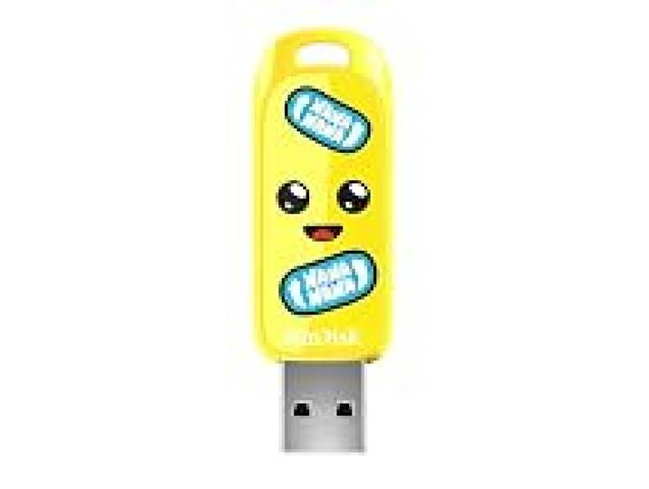 SanDisk 256 Go Fortnite Clé USB, Édition Peely - Jusqu'à 130 Mo/s, USB Type-A, pour smartphones, consoles de jeu et ordinateurs - SDCZIF-256G-G46