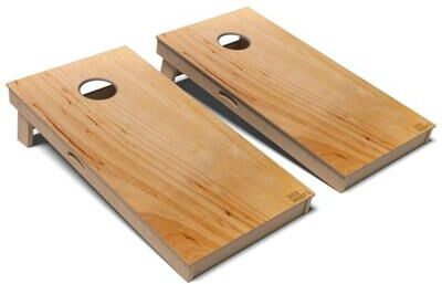 Skip's Garage Alder Wood Cornhole Board Set