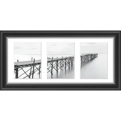 Bilderrahmen ELEGANCE schwarz (BH 56x29 cm) - schwarz - BH 56x29 cm