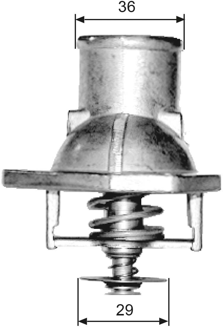 Gates Thermostat, Kühlmittel Th15182g1 Für Standard Automobile Vaughall