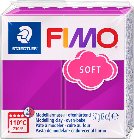Fimo-Soft, purpur, 57 g