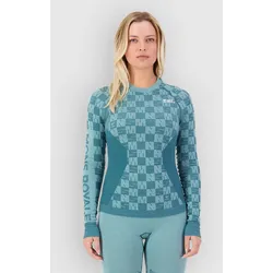 Mons Royale Ascender Merino Funktionsshirt light teal / jasper Gr. S