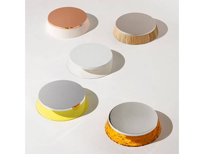 Bon Jour T Tischleuchte Chrom/Soft - Flos - Wohnzimmer - Kunststoff