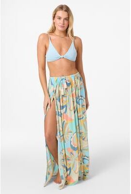 O'Neill s Brooke Printed Cover-Up Skirt, Size Large, Viscose