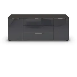 Lowboard Flipp Glas Basalt
