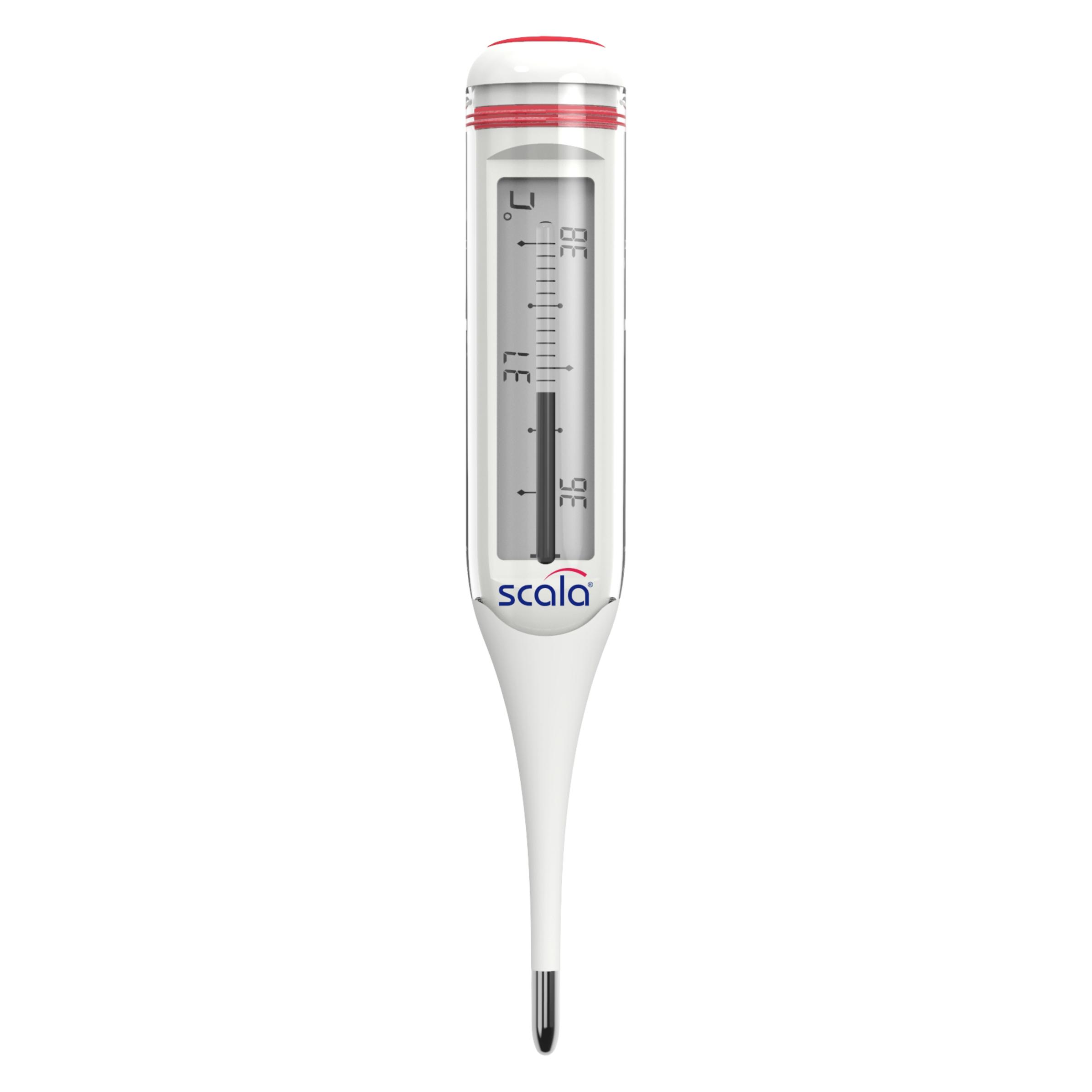 Scala SC 1493 Fieberthermometer Wasserfest, Mit Fieberalarm (Achselhöhle, Mund, Rektal) (01493)
