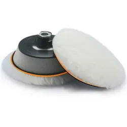 SCHOLL Premium SOFTouch Lammfell Polierpad 100% Naturwolle Gr.S, Ø85mm