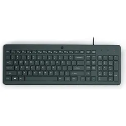 HP Kabelgebundene Tastatur (DE, Kabelgebunden), Tastatur, Schwarz