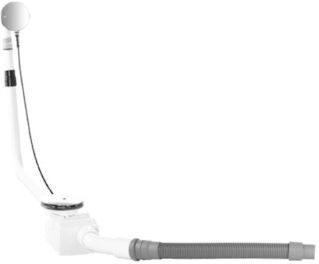 Bette Ab-/Überlaufgarnitur Rotaplex R5 B609901 chrom, verlängert für Silhouette