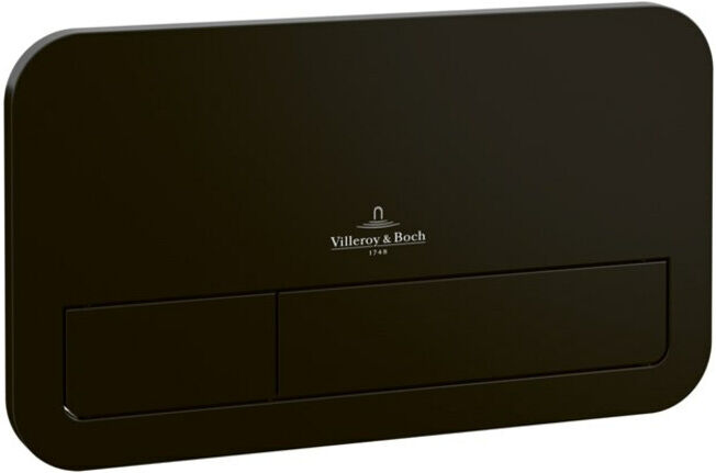 V&B; ViConnect 200S Plaque de commande 25,3x14,5x1 cm, plastique, noir mat ; Villeroy & Boch (922490AN)