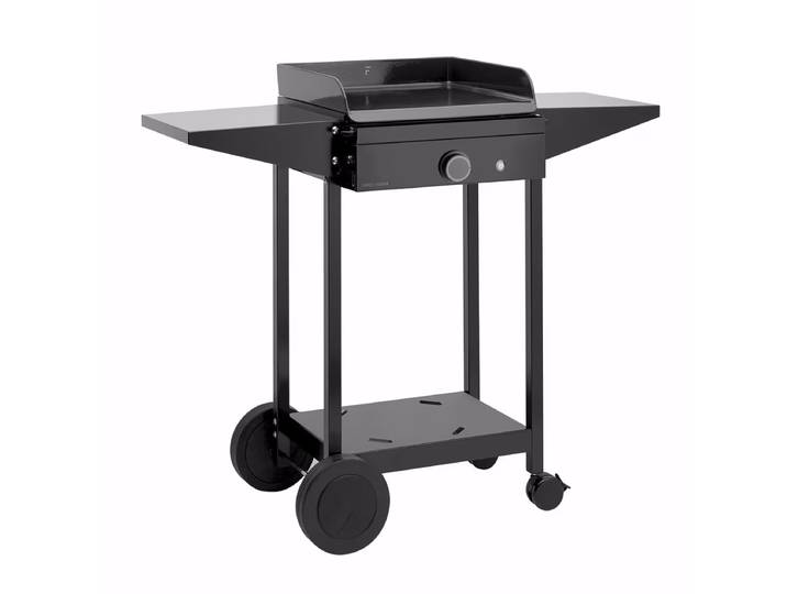 Forge Adour 402631 Rollwagen – Grill Ablage/Grill Rollwagen/Grill Erweiterung – schwarz