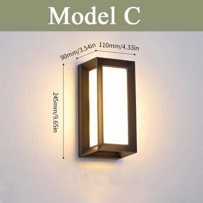 Multisell Products Hub Decorative Waterproof Lamp For Indoor Bedroom, Outdoor Porch & Garden Light model C 16w