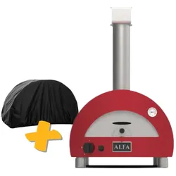 Alfa Portable inkl. Abdeckhaube, Rot
