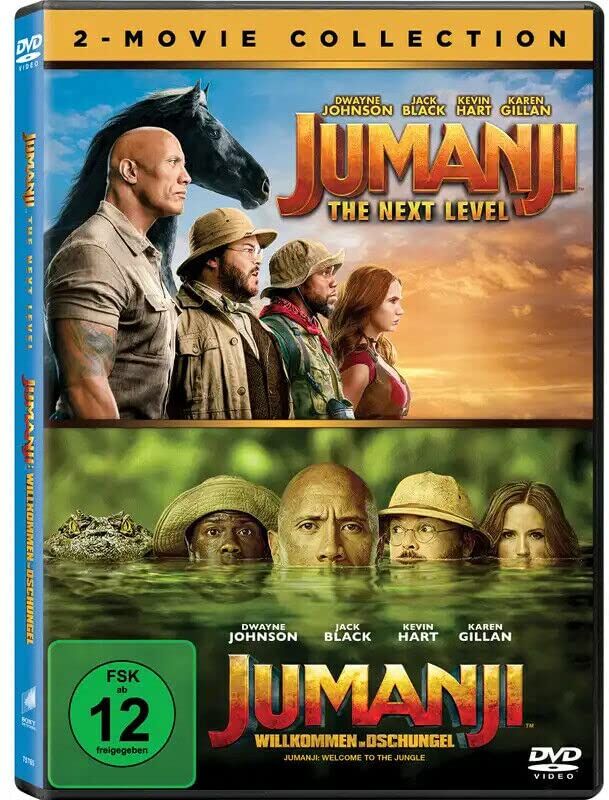 Jumanji: The Next Level / Jumanji: Willkommen im Dschungel (2-Movie-Collection) - DVD - Preis vom 08.10.2026 07:26:42 h