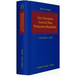 New European General Data Protection Re, Fachbücher von Tobias Kugler