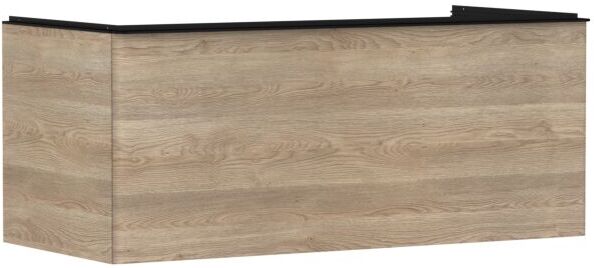 Hansgrohe Xelu Q Waschtischunterschrank 54064670 1180x485x550mm, Schubkasten, Eiche Natur, mattschwarz