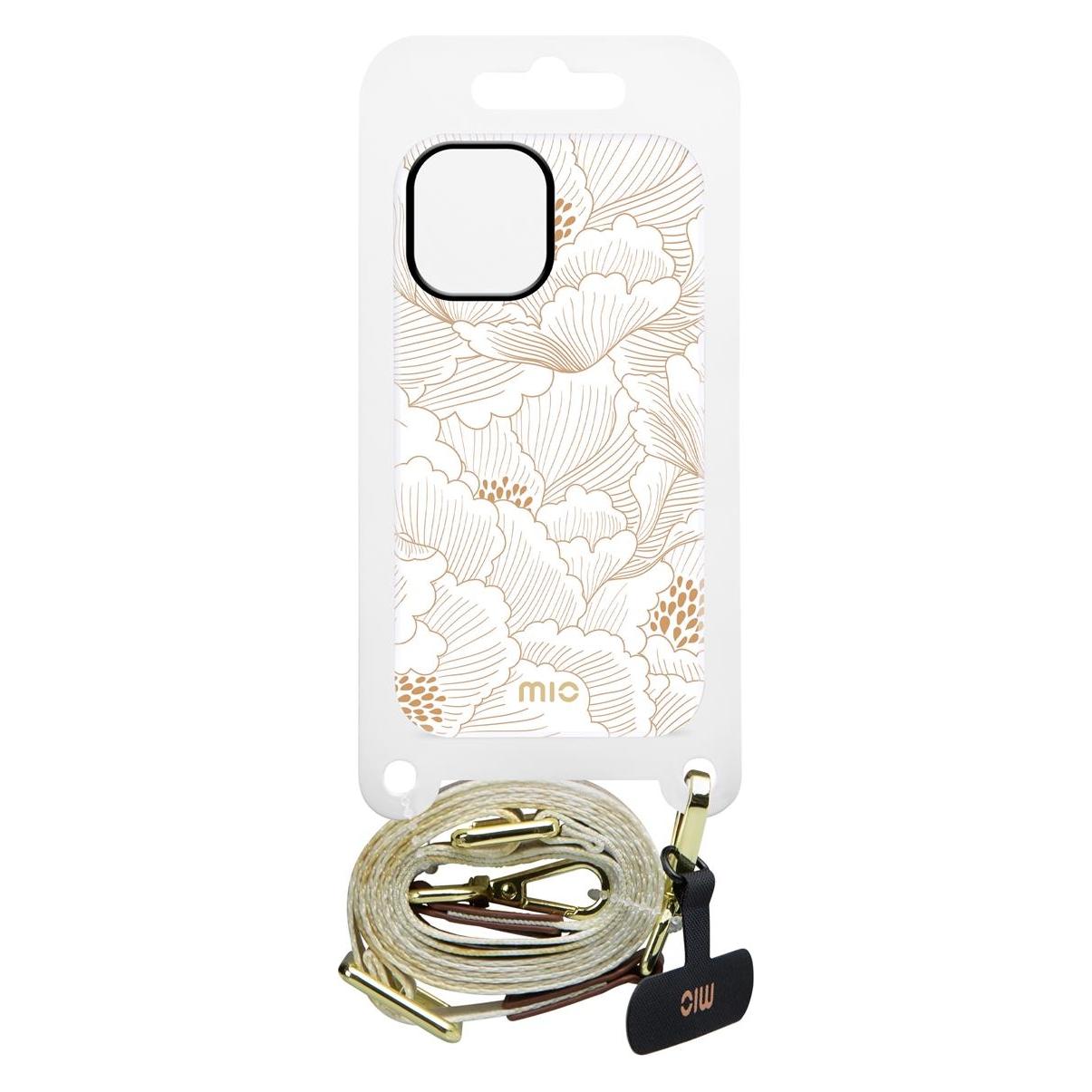 Mio Back panel cover Lanyard strap White Roses (54144278)