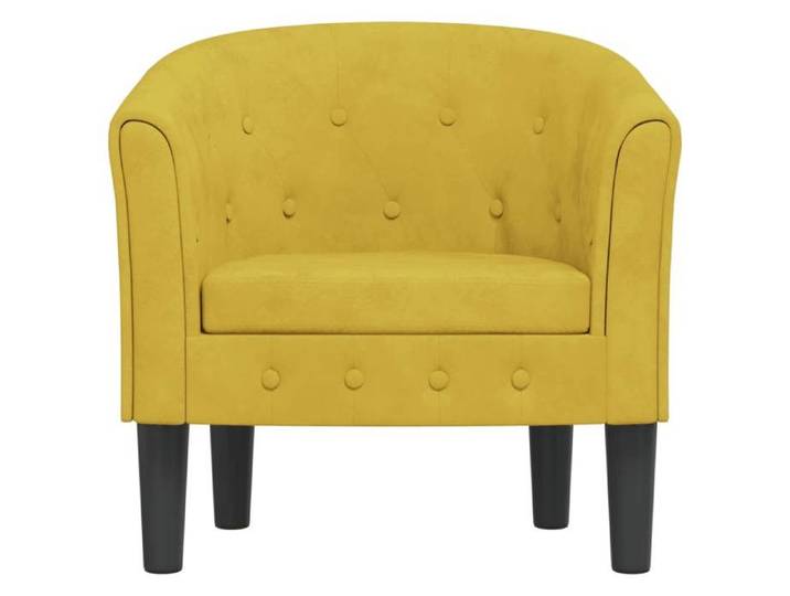 Bestseller Chaise Relaxant/Fauteuil(adulte)- charge maximale : 110 kg - jaune velours - Taille:70x56x68cm C6683342895