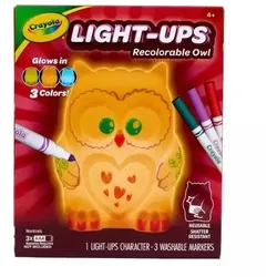Crayola: Abwischbares, ausmalbares Nachtlicht - Eule