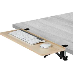 Relaxdays, Schreibtisch Accessoire, Schreibtischverlängerung zum Anklemmen