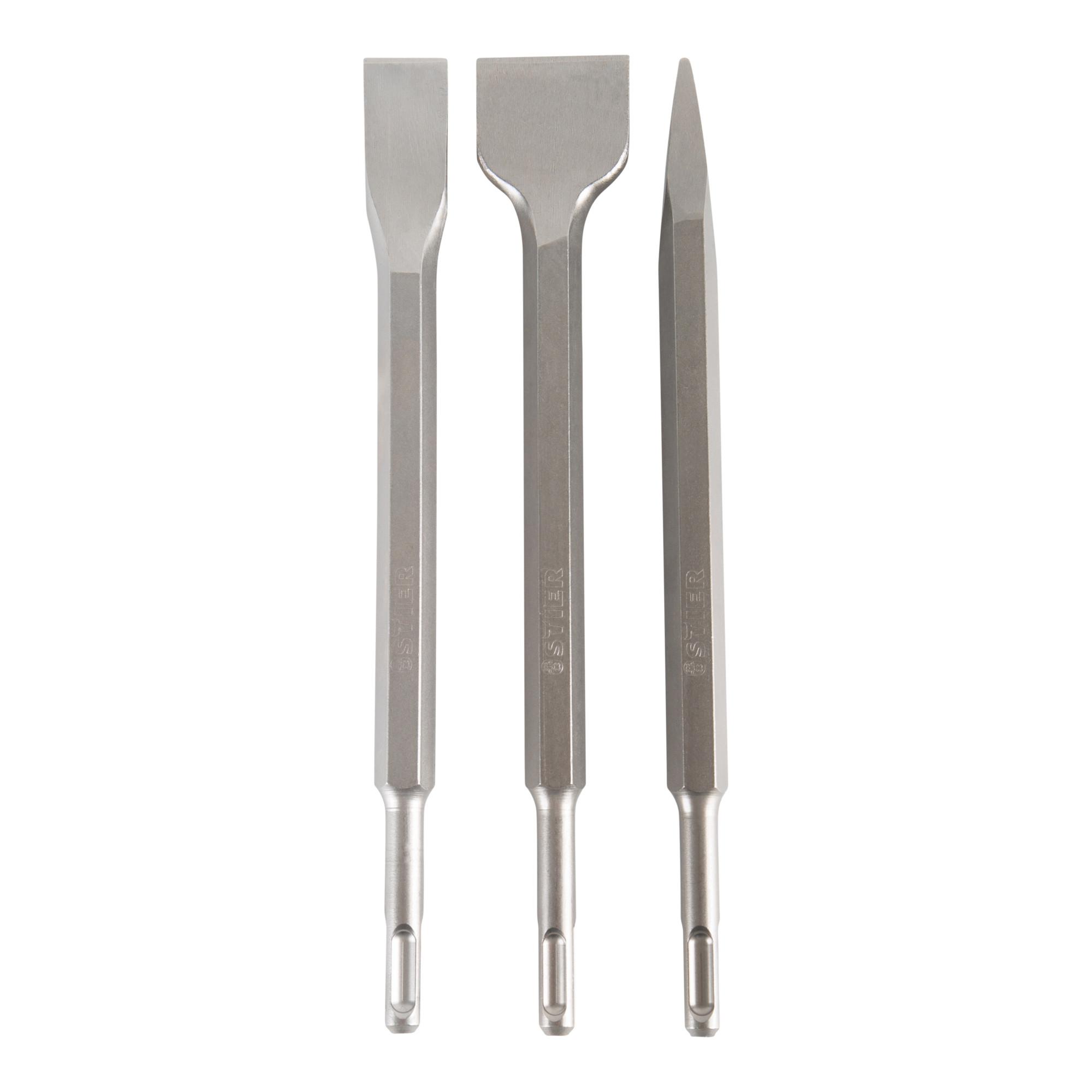 STIER Meißel-Set, SDS-plus, 3-teilig (903481)