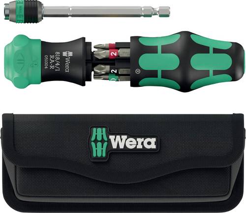 Wera Kraftform Kompakt 20 RA-R mit Tasche Bit-Ratschen-Schraubendreher