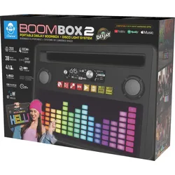 Tragbare DJ-Boombox + Disco-Lichtsystem