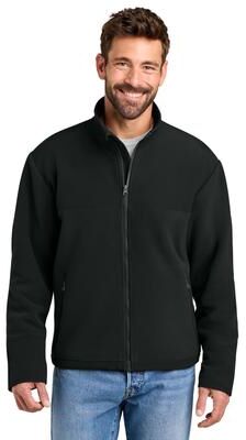 CornerStone CSF750 Fleece Overlay Jacket in Black size Large   Polyester