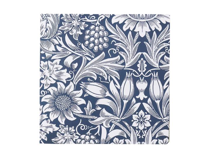 Klippan Yllefabrik Serviette Sunflower 33x33 cm lot de 20 Dark denim