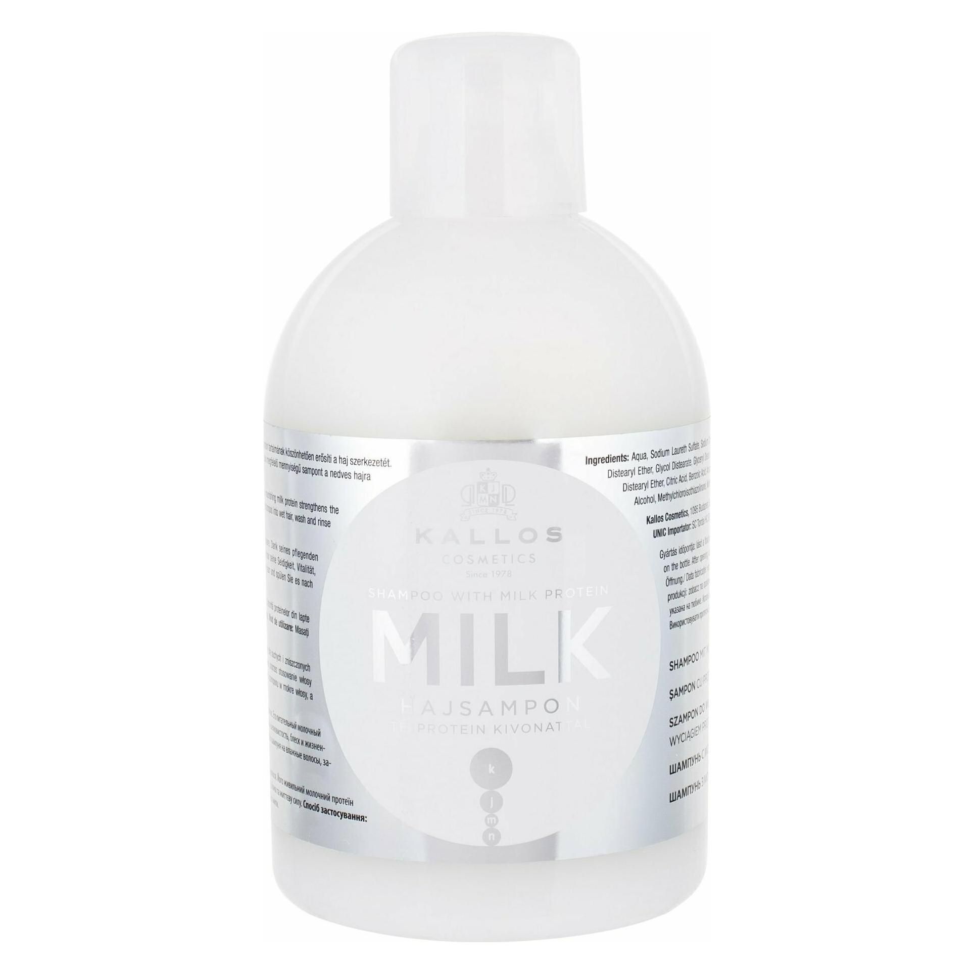 Kallos Cosmetics Milk (Flüssiges Shampoo, 1000 ml) (5998889511654)