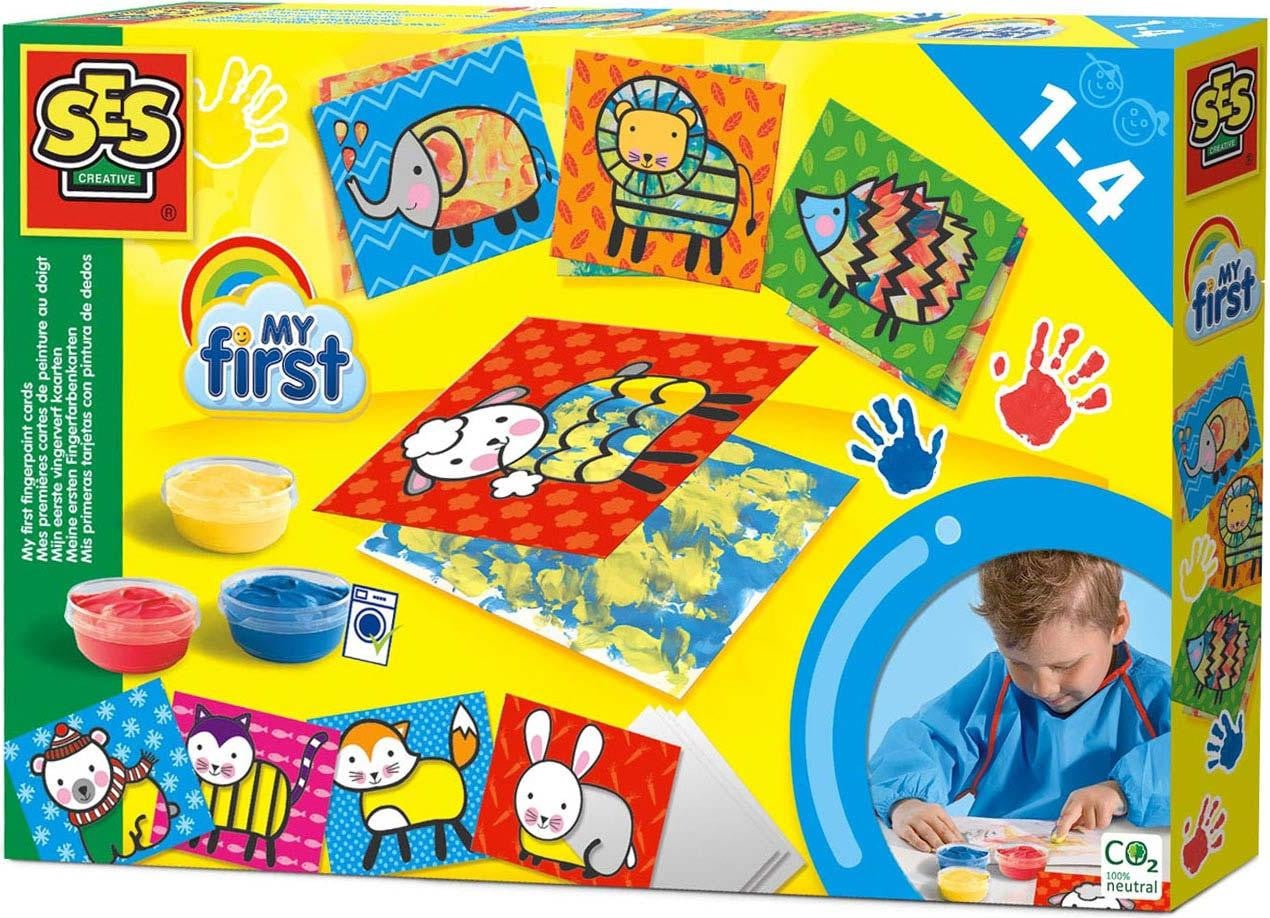 SES Creative My First 14415 Klei in Blauw, Rood en Geel, Glutenvrij