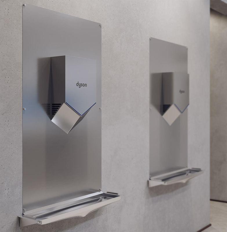 Dyson Airblade HU 02 handdroger, wit, modelnummer 307169-01