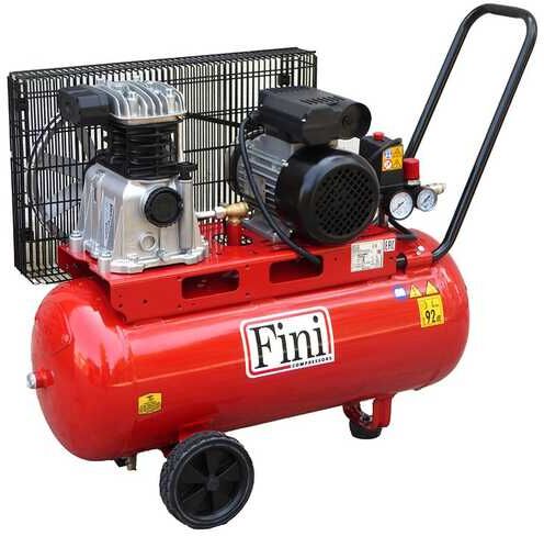 FINI MK 102 N 50 2M - Elektrischer Kompressor mit Riemenantrieb - Motor 2PS - 50Lt