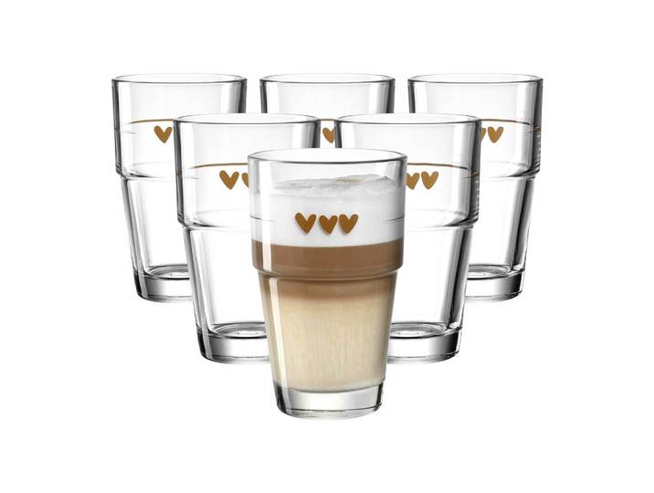 BECHER Solo transparent 410 ml 6er Set