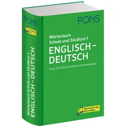 Wörterbuch Schule und Studium Englisch - Deutsch, Band 1, Schulbücher