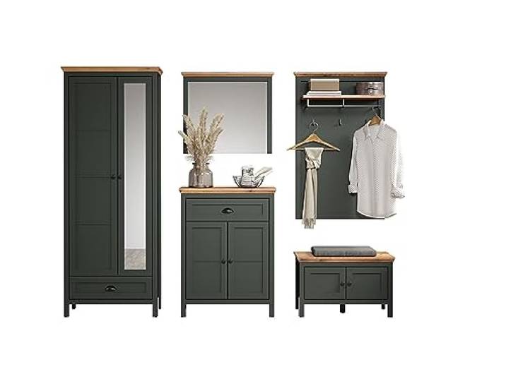 trendteam smart living - 5-delige garderobecombinatie garderobe - garderobe