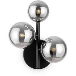 Wandleuchte Dallas Schwarz max. 28 Watt Wandlampe