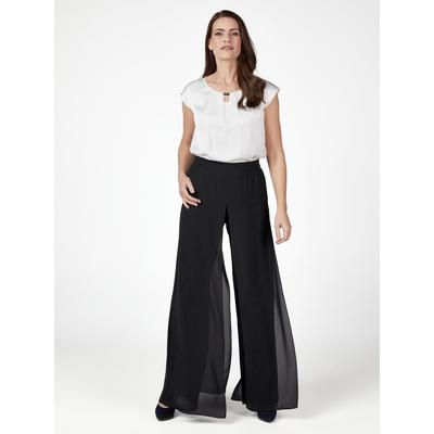 Schlupfhose "Hermann Lange Hose", Damen, Gr. 40, schwarz, 100% Polyester, SELECT BY HERMANN LANGE, Hosen Schlupfhose
